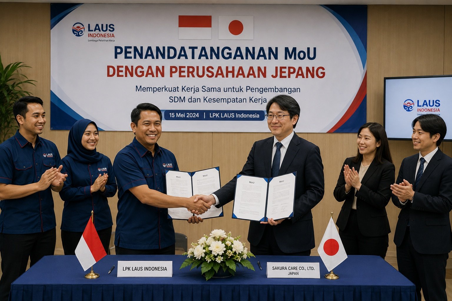 Penandatanganan MoU dengan Perusahaan Jepang