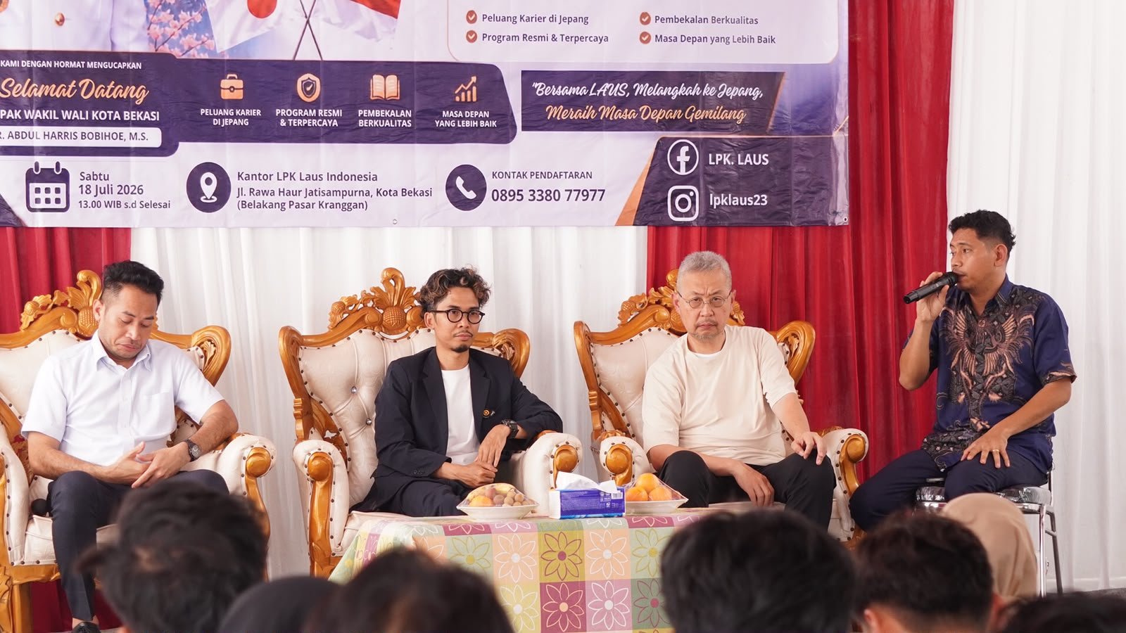 LPK LAUS Indonesia Gelar Sharing Session dan Pelepasan Peserta Program Pemagangan Resmi ke Jepang